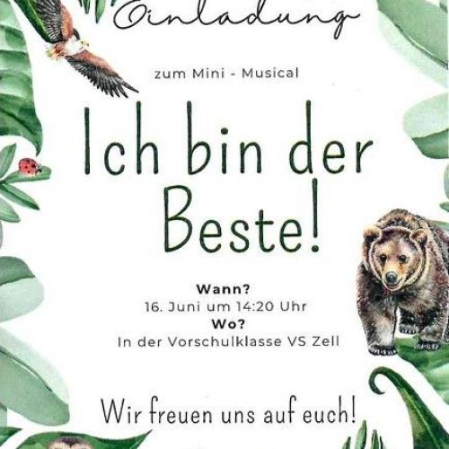 Mini-Musical VSK 2025 Einladung