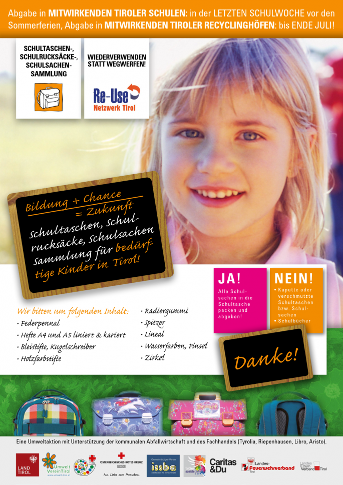 Schultaschensammelaktion 2025