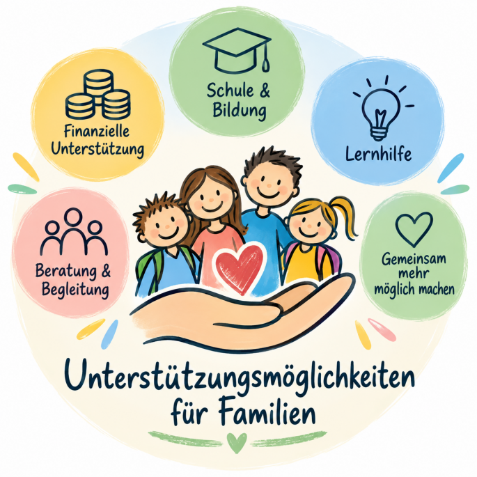 Unterstützungsmöglichkeiten für Familien