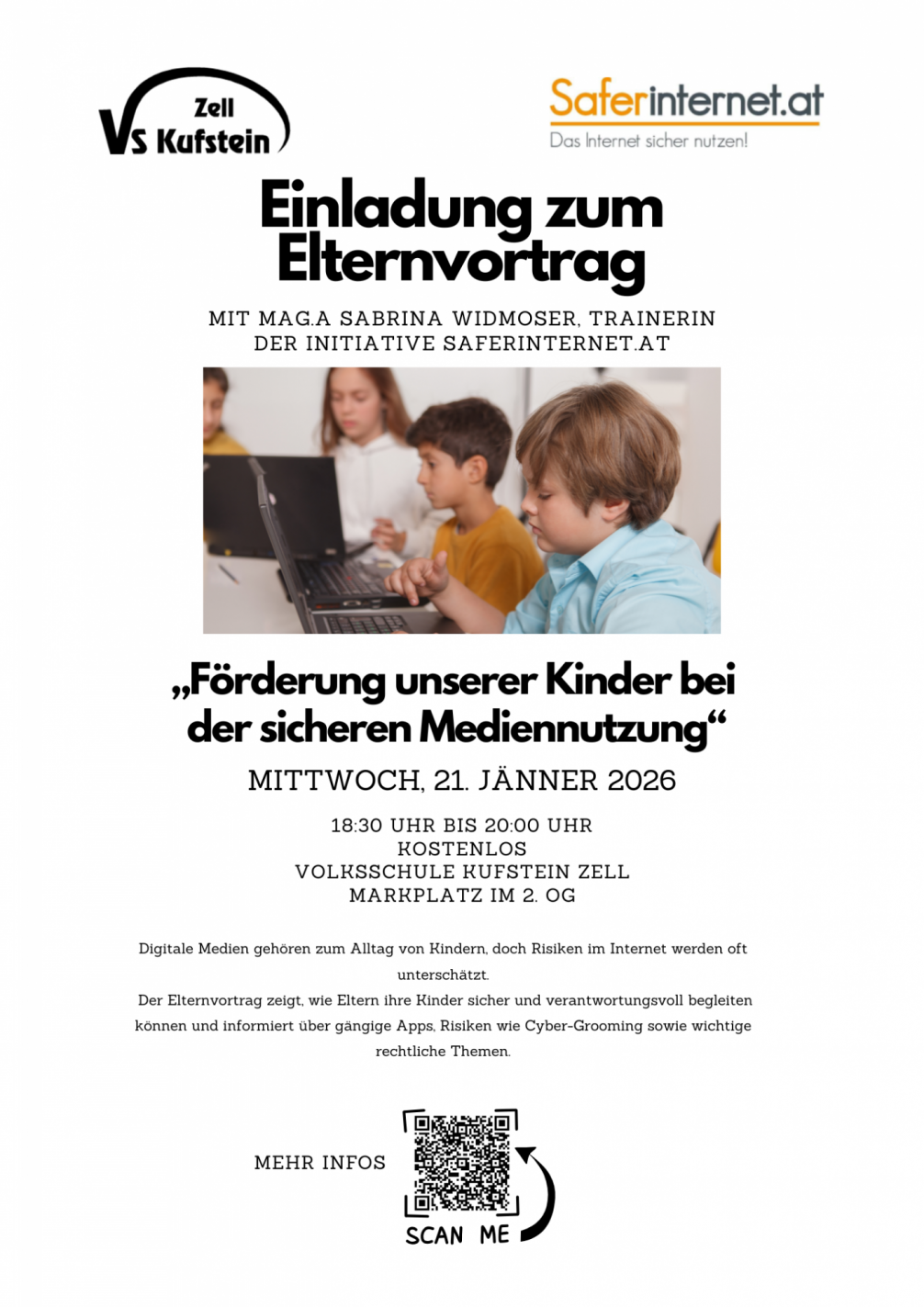 „Förderung unserer Kinder bei der sicheren Mediennutzung“ 